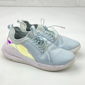 Clove Shoes Women's 11 Nursing Sneakers Blue Leather Comfort Casual Work CL011